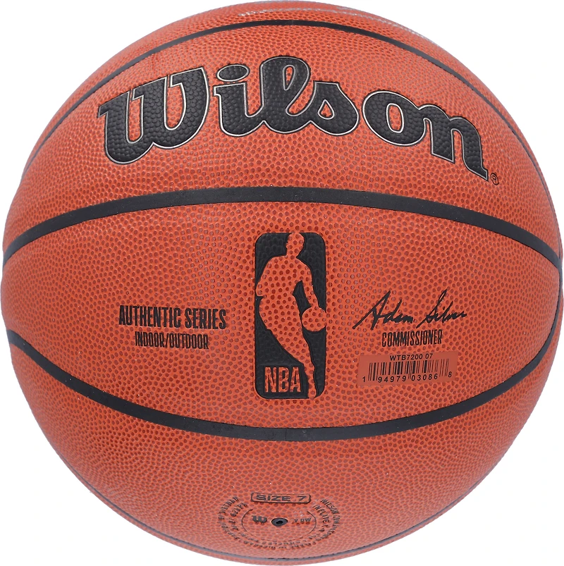 Ballon de basket-ball d'intérieur/extérieur Wilson Authentic Series signé à plusieurs reprises par Shaquille O'Neal, Paolo Banchero et Mike Miller des Orlando Magic avec les inscriptions « ROY 01 » et « ROY '23 » - Édition limitée à 23 exemplaires