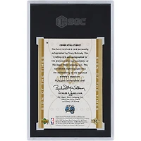 Tracy McGrady Orlando Magic autographié 2000-01 Upper Deck SP Authentic Sign Of The Times #TM SGC 9 cartes authentifiées