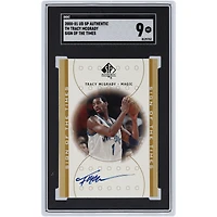 Tracy McGrady Orlando Magic autographié 2000-01 Upper Deck SP Authentic Sign Of The Times #TM SGC 9 cartes authentifiées