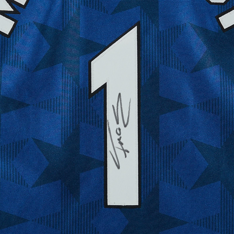 Maillot authentique Mitchell & Ness bleu autographié par Tracy McGrady Orlando Magic 2000-2001