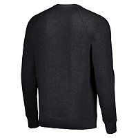 Unisex Homage  Charcoal Orlando Magic Slam Dunk Sesame Tri-Blend Crew Raglan Pullover Sweatshirt