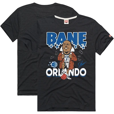 Unisex Homage Desmond Bane Charcoal Orlando Magic Signature Tri-Blend T-Shirt