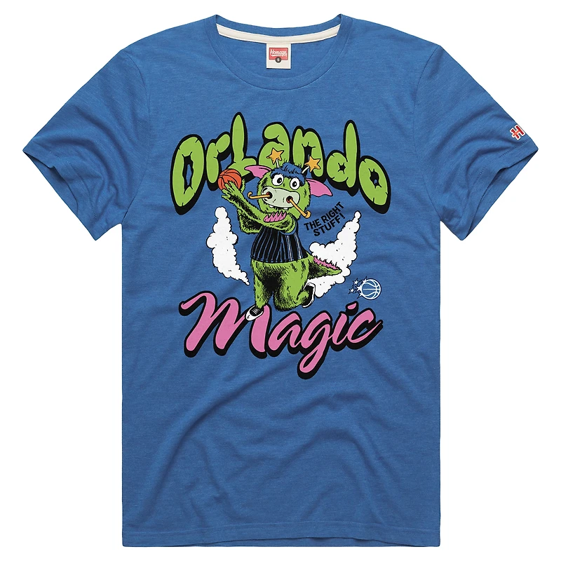 Unisex Homage Royal Orlando Magic The Right Stuff Tri-Blend T-Shirt