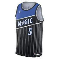 Maillot Swingman unisexe Jordan Brand Paolo Banchero noir des Orlando Magic - Édition Statement
