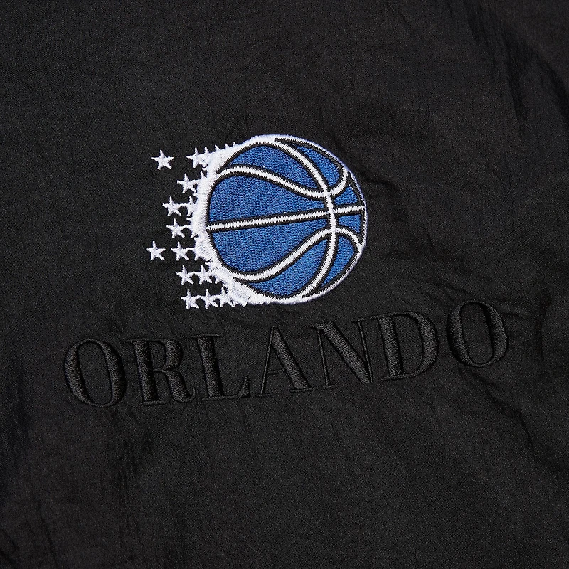 Veste coupe-vent unisexe Mitchell & Ness Orlando Magic Hardwood Classics Team OG 3.0 Anorak demi-zip noir