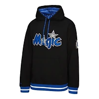 Sweat à capuche unisexe noir épais Orlando Magic de Mitchell & Ness