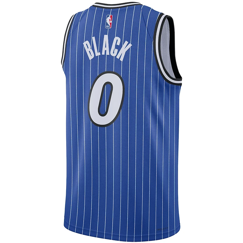 Unisex Nike Anthony Black Blue Orlando Magic Swingman Player Jersey - Icon Edition