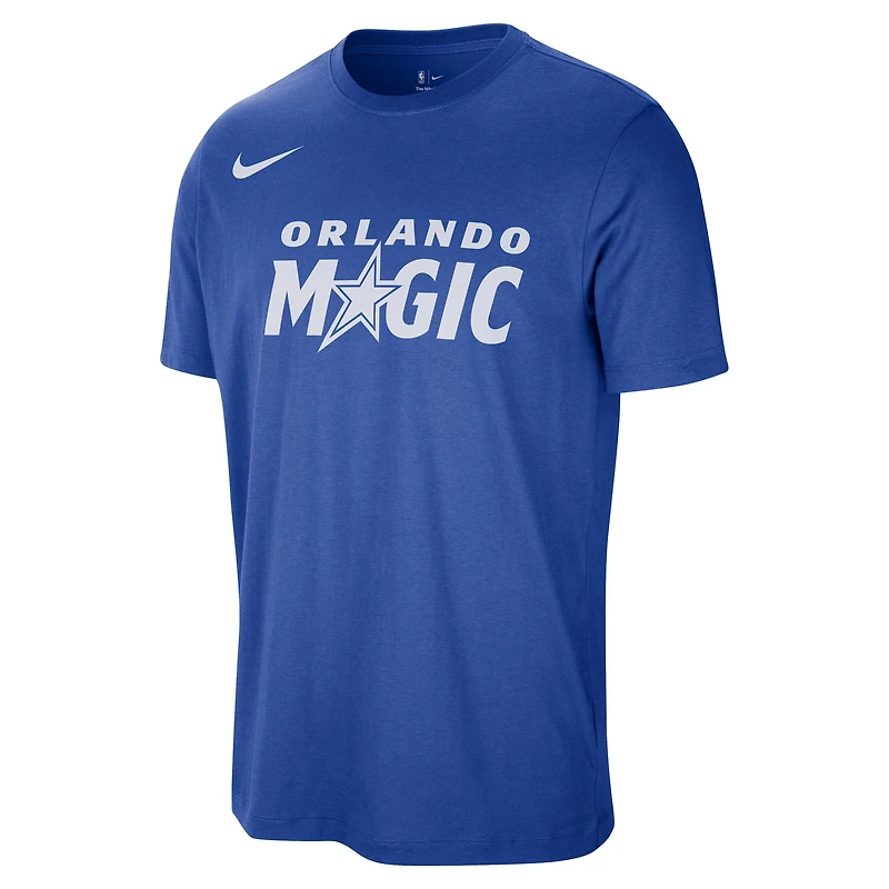 T-shirt Nike bleu unisexe avec logo Orlando Magic Team Essential