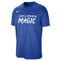 T-shirt Nike bleu unisexe avec logo Orlando Magic Team Essential