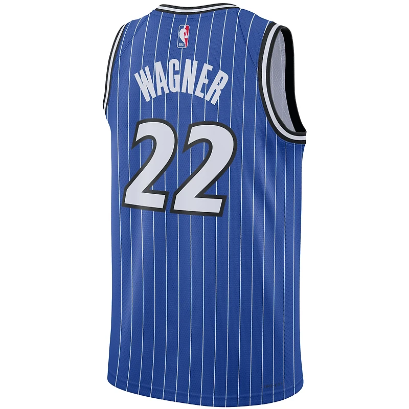 Maillot Nike Franz Wagner bleu unisexe des Orlando Magic Swingman - Édition Icon