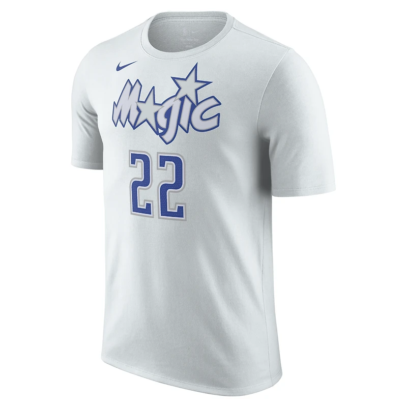 T-shirt unisexe Nike Franz Wagner argenté Orlando Magic édition City 2025/26 avec nom et numéro