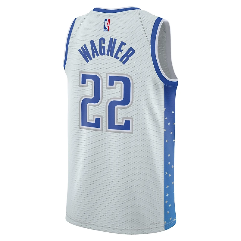 Unisex Nike Franz Wagner Silver Orlando Magic 2025/26 Swingman Jersey - City Edition