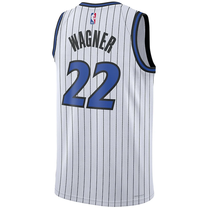 Maillot Nike Franz Wagner blanc unisexe des Orlando Magic Swingman - Édition Association