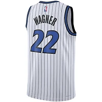 Maillot Nike Franz Wagner blanc unisexe des Orlando Magic Swingman - Édition Association
