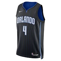 Maillot unisexe Nike Jalen Suggs Orlando Magic Swingman noir - Édition Icon