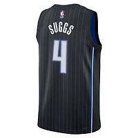 Maillot unisexe Nike Jalen Suggs Orlando Magic Swingman noir - Édition Icon