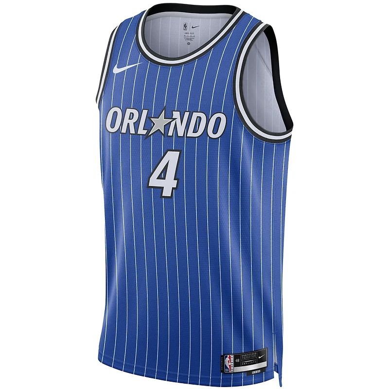 Unisex Nike Jalen Suggs Blue Orlando Magic Swingman Player Jersey - Icon Edition