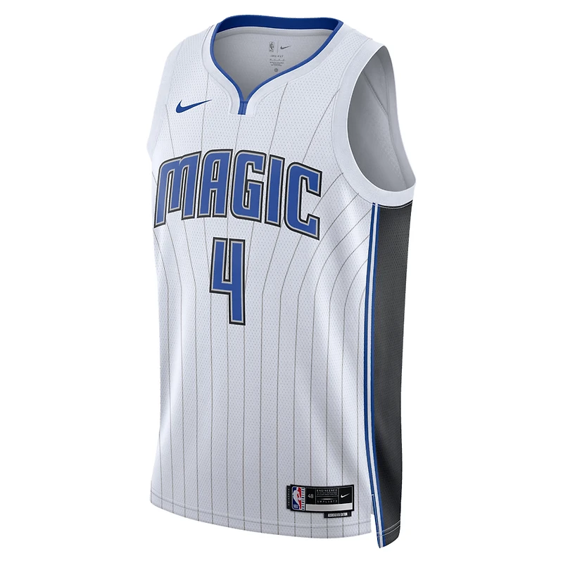 Maillot Unisexe Nike Jalen Suggs Orlando Magic Swingman Blanc - Édition Association