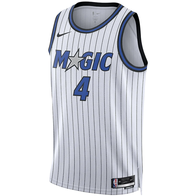 Unisex Nike Jalen Suggs White Orlando Magic Swingman Player Jersey - Association Edition