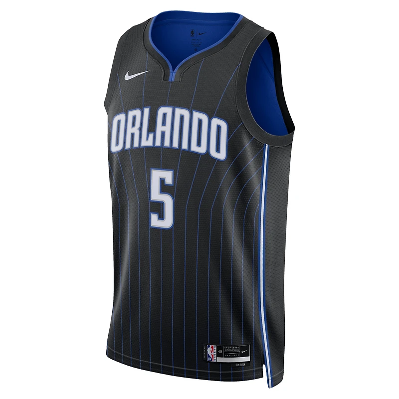 Unisexe Nike Paolo Banchero Noir Orlando Magic 2022 NBA Draft First Round Pick Swingman Jersey - Icon Edition