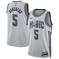 Maillot de joueur unisexe Nike Paolo Banchero Silver Orlando Magic 2024/25 Swingman - Édition City