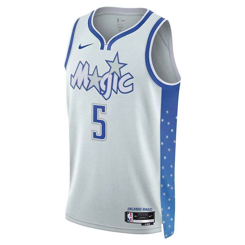 Unisex Nike Paolo Banchero Silver Orlando Magic 2025/26 Swingman Jersey - City Edition
