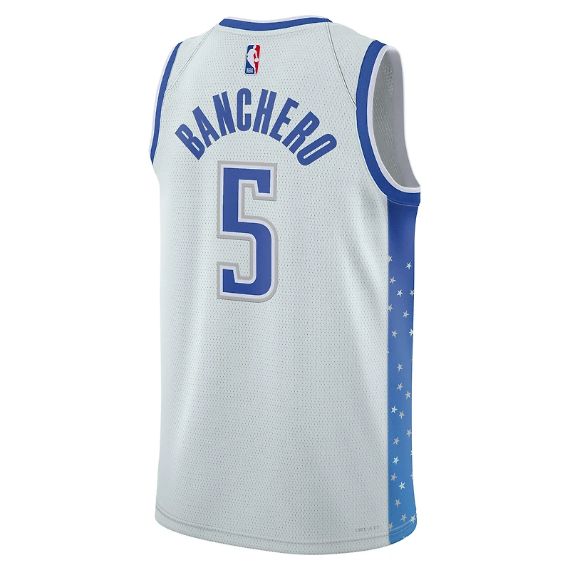 Unisex Nike Paolo Banchero Silver Orlando Magic 2025/26 Swingman Jersey - City Edition