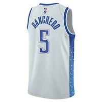 Unisex Nike Paolo Banchero Silver Orlando Magic 2025/26 Swingman Jersey - City Edition