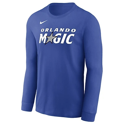 T-shirt unisexe Nike Royal Orlando Magic Legend Performance à manches longues