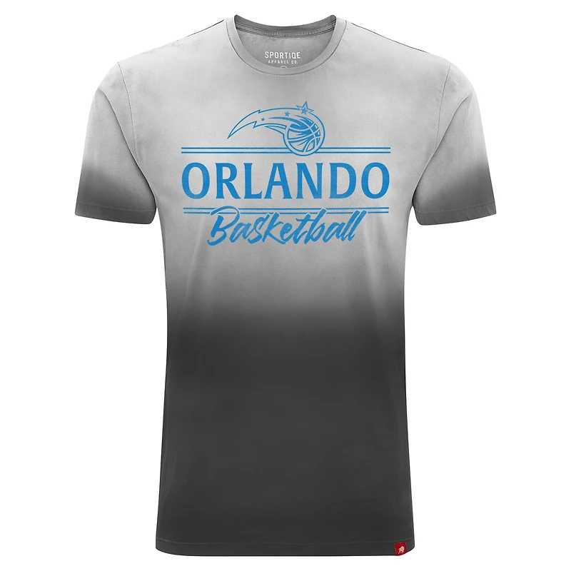 Unisex Sportiqe Black Orlando Magic Bingham Sun-Fade T-Shirt