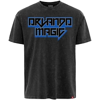 Unisex Sportiqe Black Orlando Magic Rock & Roll Collection Angus Premium Mineral Wash T-Shirt