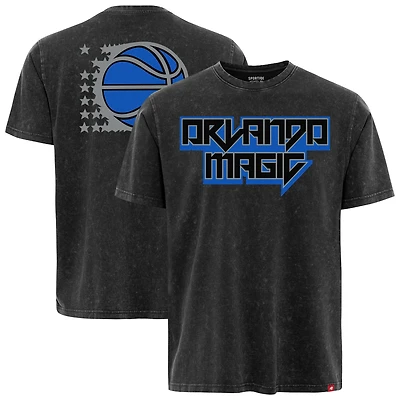 Unisex Sportiqe Blue Orlando Magic Rock & Roll Collection Angus Premium Mineral Wash T-Shirt