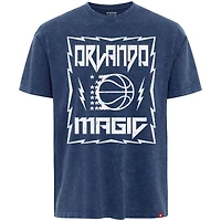 Unisex Sportiqe Blue Orlando Magic Rock & Roll Collection Angus Premium Mineral Wash T-Shirt