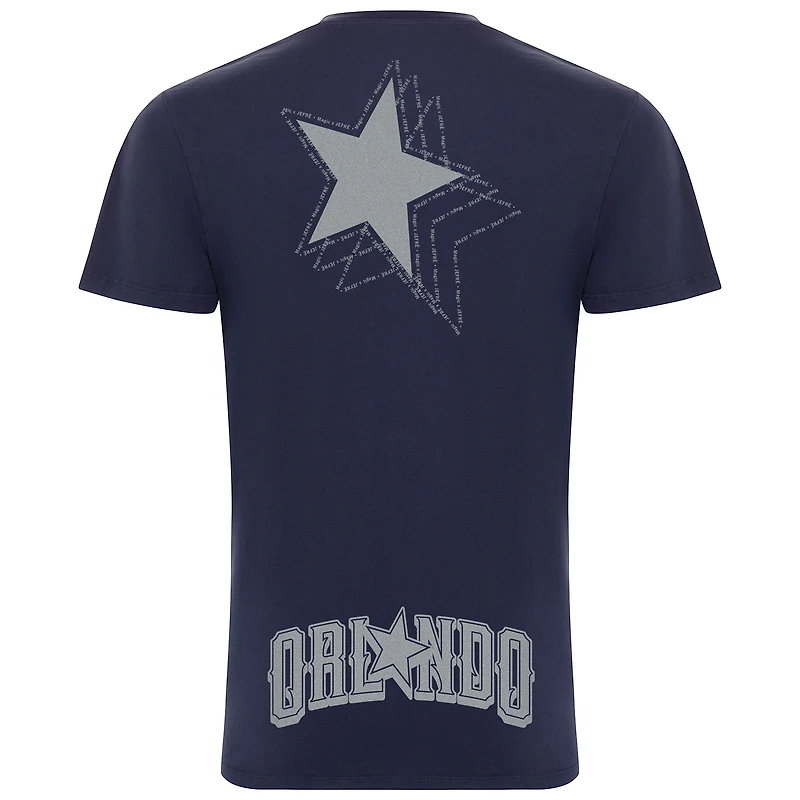 Unisex Sportiqe Heather Navy Orlando Magic x JEFRE 2023/24 City Edition Bingham T-shirt