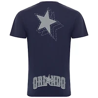 Unisex Sportiqe Heather Navy Orlando Magic x JEFRE 2023/24 City Edition Bingham T-shirt