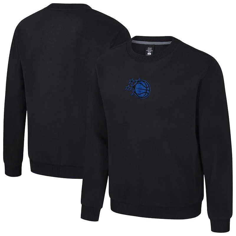 Sweat-shirt unisexe Stadium Essentials noir Orlando Magic Club Level en chenille