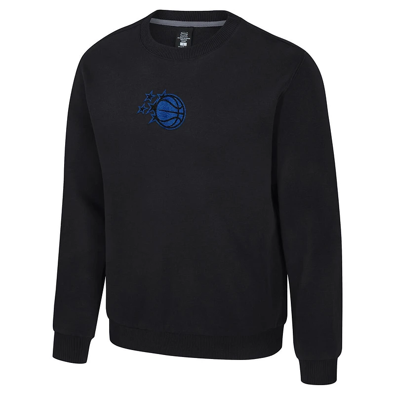 Unisex Stadium Essentials Black Orlando Magic Club Level Chenille Sweatshirt