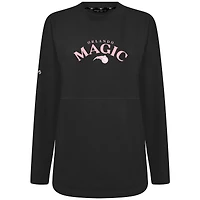 Sweat-shirt à col roulé Beaudry Orlando Magic noir Levelwear pour femme