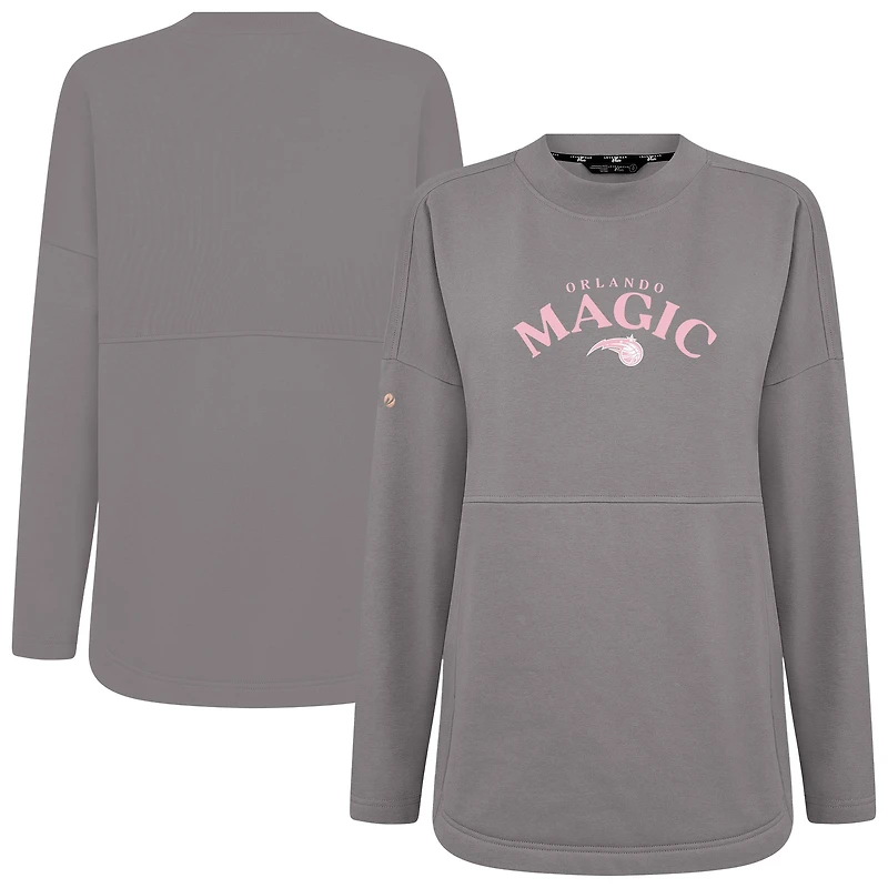 Women's Levelwear  Gray Orlando Magic Mother's Day Beaudry Arched Pullover Sweatshirt
