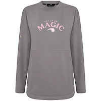 Women's Levelwear  Gray Orlando Magic Mother's Day Beaudry Arched Pullover Sweatshirt