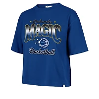 Women's '47  Blue Orlando Magic Vibe Check Reed City T-Shirt