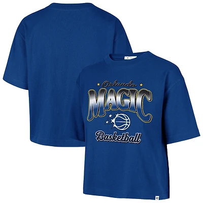 Women's '47  Blue Orlando Magic Vibe Check Reed City T-Shirt