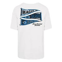 Women's '47 White Orlando Magic Bow and Banner Sadie T-Shirt