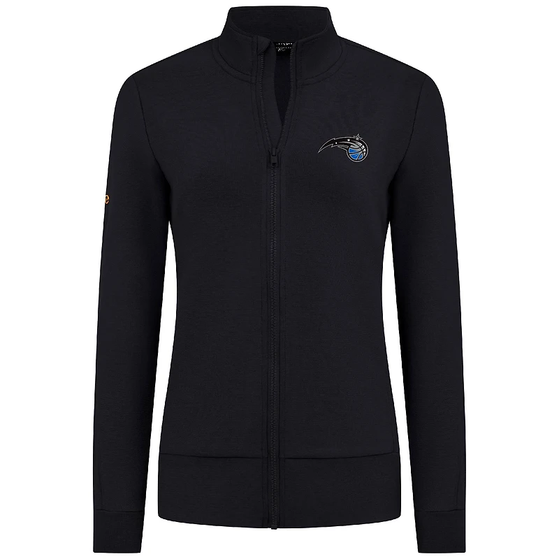 Women's Levelwear Black Orlando Magic Shine Full-Zip Jacket