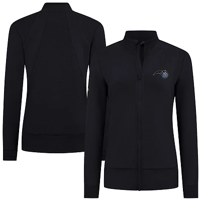 Women's Levelwear Black Orlando Magic Shine Full-Zip Jacket