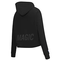 Sweat à capuche court Orlando Magic Jewels Pro Standard pour femme, noir