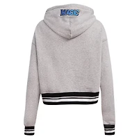 Sweat à capuche court Pro Standard pour femmes, gris chin