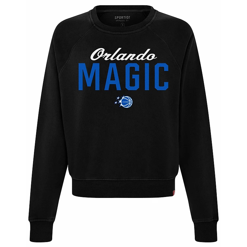 Sweat-shirt Sportiqe noir pour femme, Ashlyn Premium, des Orlando Magic