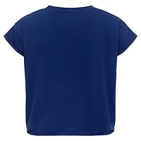 T-shirt Alana bleu court Sportiqe pour femme, collection authentique Orlando Magic