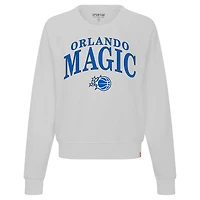 Women's Sportiqe  Gray Orlando Magic Genuine Issue Collection Ashlyn Crewneck Sweatshirt